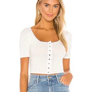 Free People Little Cutie Sweater Cardi In White Size XS Brand New without tags